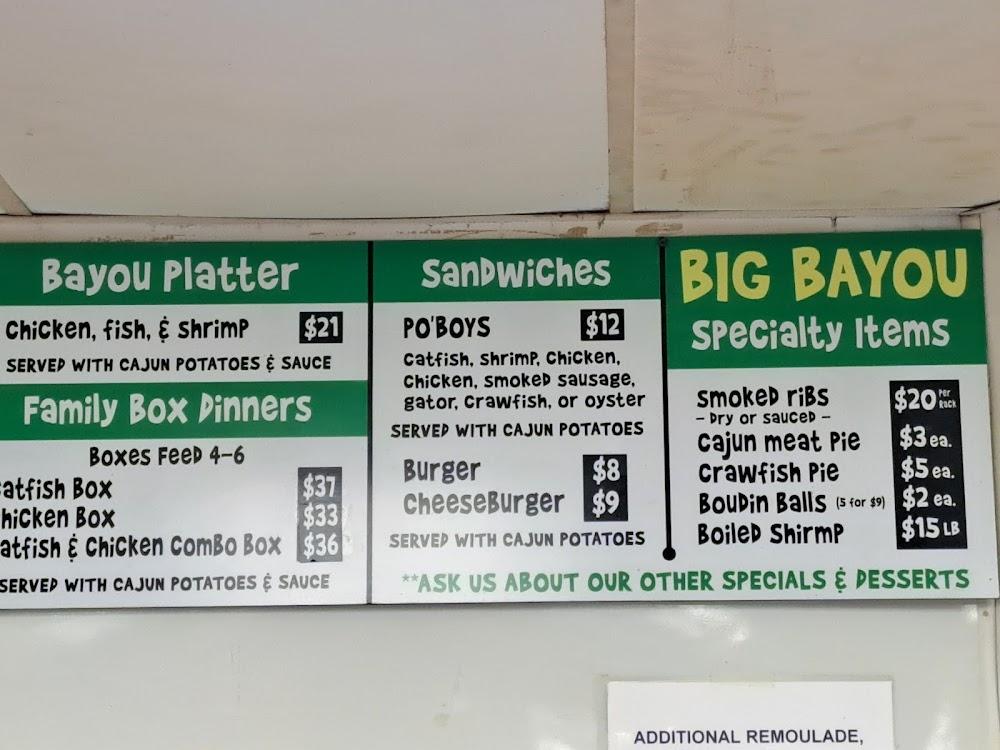 Big Bayou Market Menu image 2